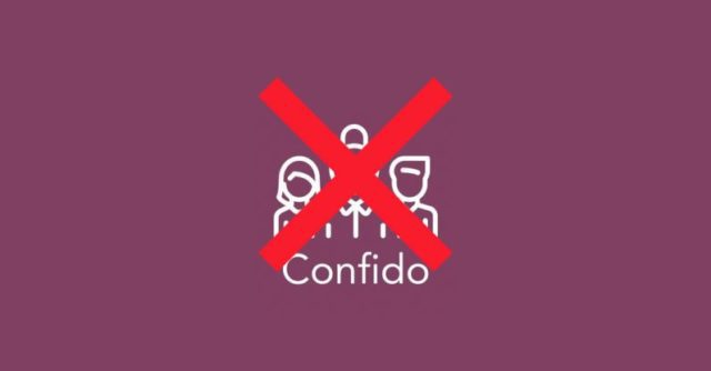 Резюме основателя Confido - фальшивка